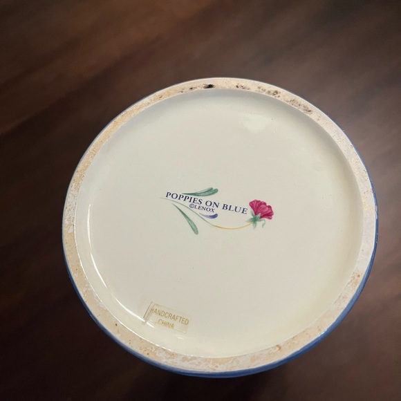 Lenox Poppies On Blue Pasta Tall Silo Canister - Picture 9 of 9